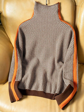 Clémence | Pull col roulé chic en cachemire