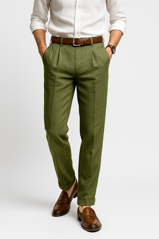 Hisan | Pantalon en lin élégant