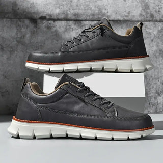 Baskets en cuir avec soutien