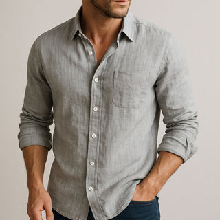 Chemise essentielle en lin pour homme