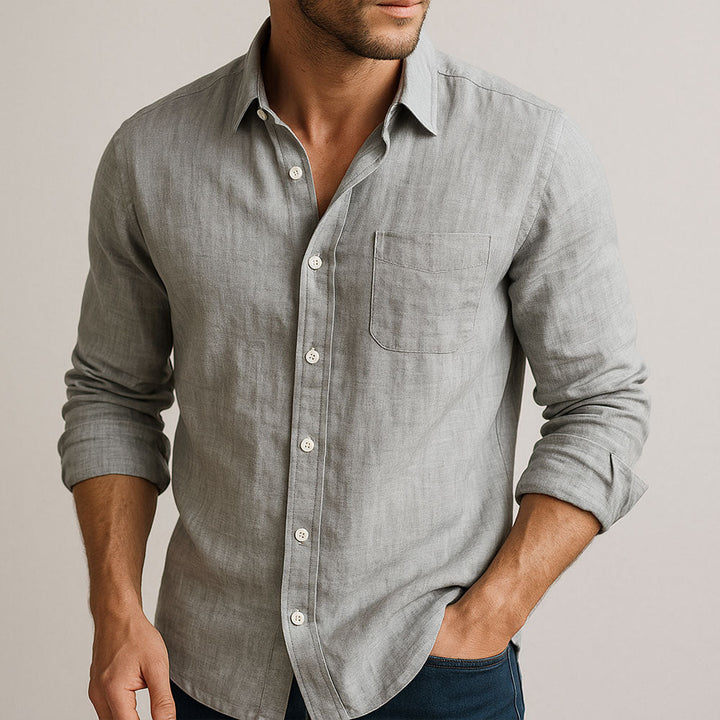 Chemise essentielle en lin pour homme