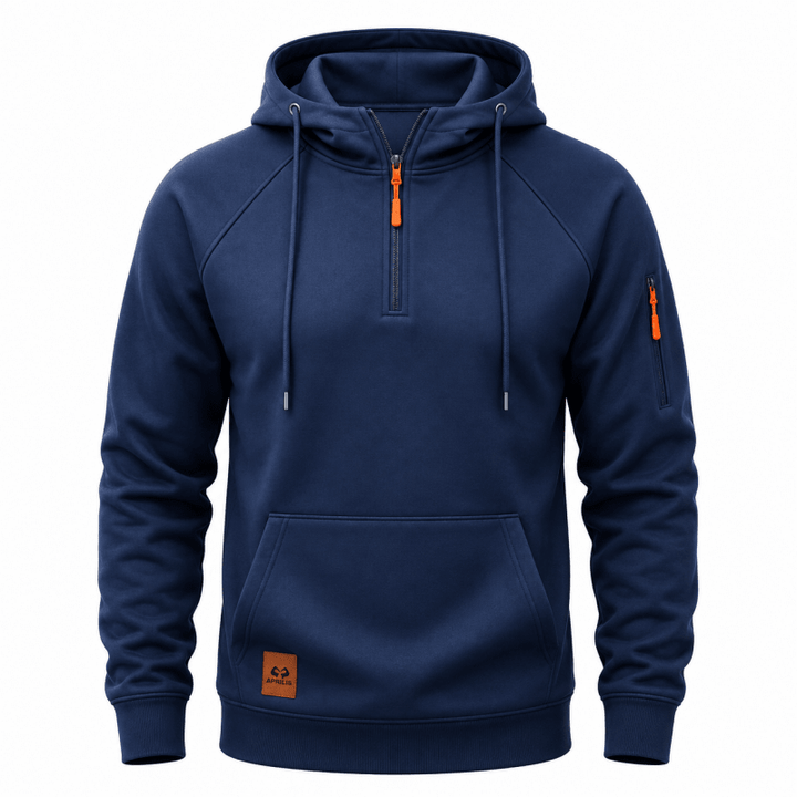 BASTIEN | SWEAT À CAPUCHE AVEC FERMETURE ÉCLAIR POUR HOMMES