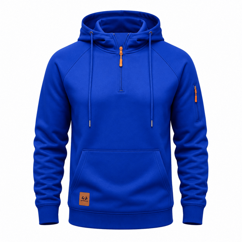 BASTIEN | SWEAT À CAPUCHE AVEC FERMETURE ÉCLAIR POUR HOMMES