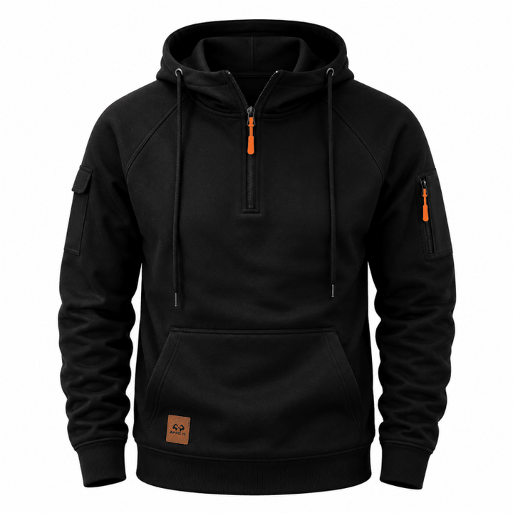 BASTIEN | SWEAT À CAPUCHE AVEC FERMETURE ÉCLAIR POUR HOMMES