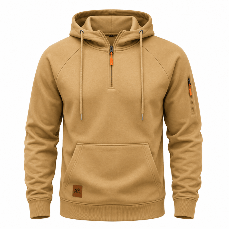 BASTIEN | SWEAT À CAPUCHE AVEC FERMETURE ÉCLAIR POUR HOMMES