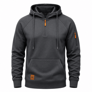 BASTIEN | SWEAT À CAPUCHE AVEC FERMETURE ÉCLAIR POUR HOMMES