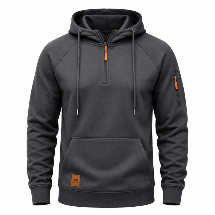 BASTIEN | SWEAT À CAPUCHE AVEC FERMETURE ÉCLAIR POUR HOMMES