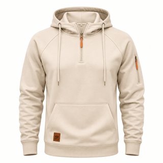 BASTIEN | SWEAT À CAPUCHE AVEC FERMETURE ÉCLAIR POUR HOMMES