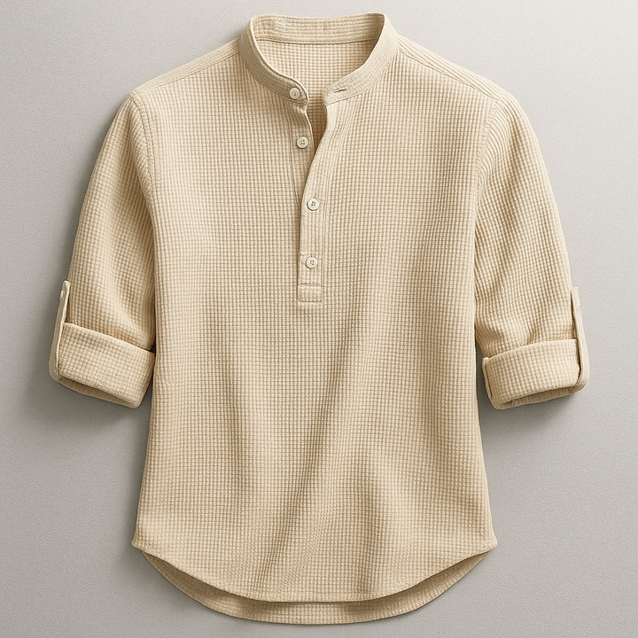 Chemise classique en lin pour homme