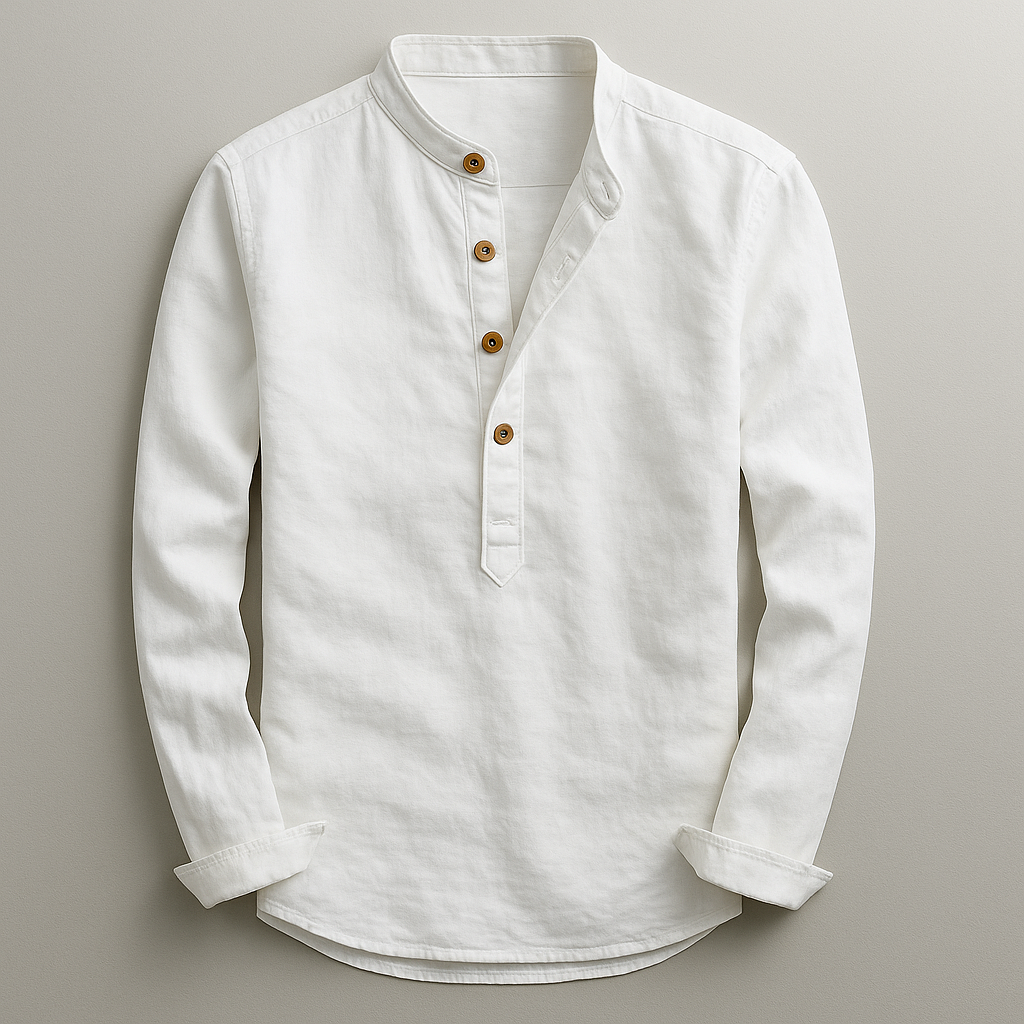 Chemise élégante à manches longues pour homme