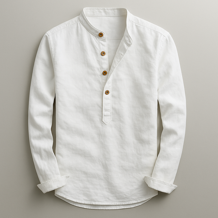 Chemise élégante à manches longues pour homme