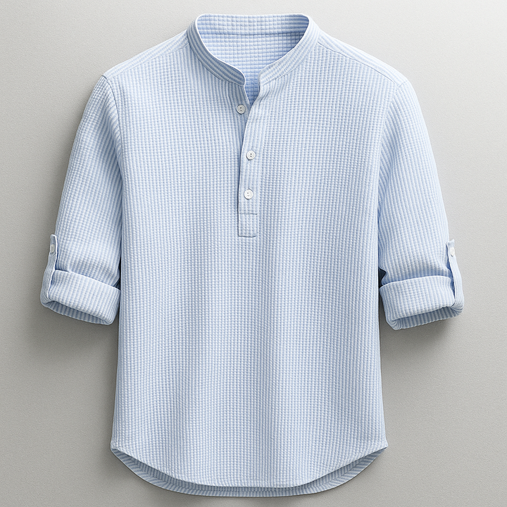 Chemise classique en lin pour homme