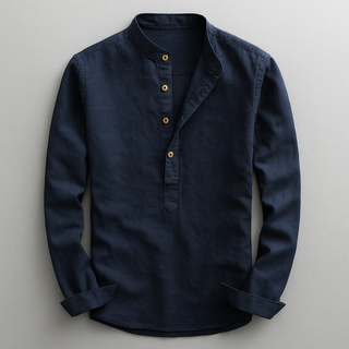 Chemise élégante à manches longues pour homme