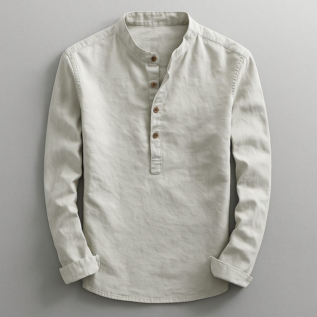 Chemise élégante à manches longues pour homme