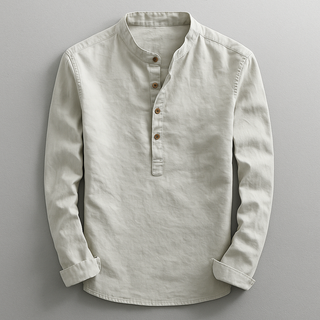 Chemise élégante à manches longues pour homme