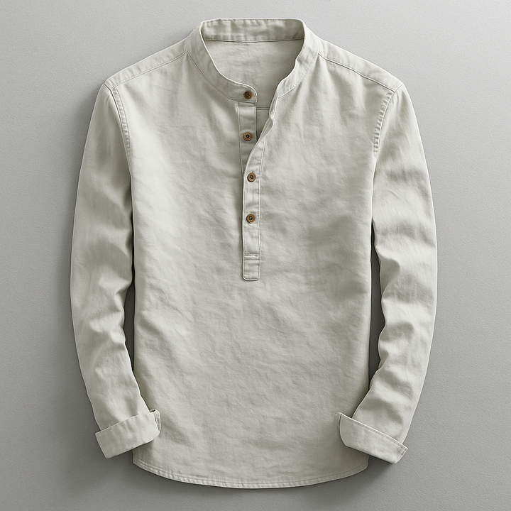 Chemise élégante à manches longues pour homme
