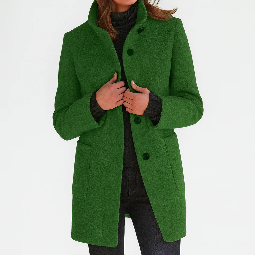 Perrine | Manteau cintré à boutons pour femmes