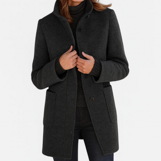 Perrine | Manteau cintré à boutons pour femmes