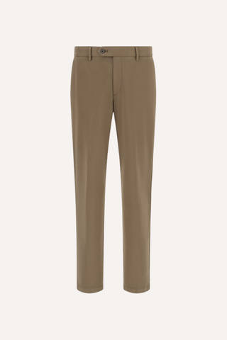 Baptiste | Pantalon ajusté en coton à cordon de serrage