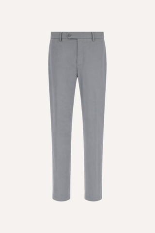 Baptiste | Pantalon ajusté en coton à cordon de serrage
