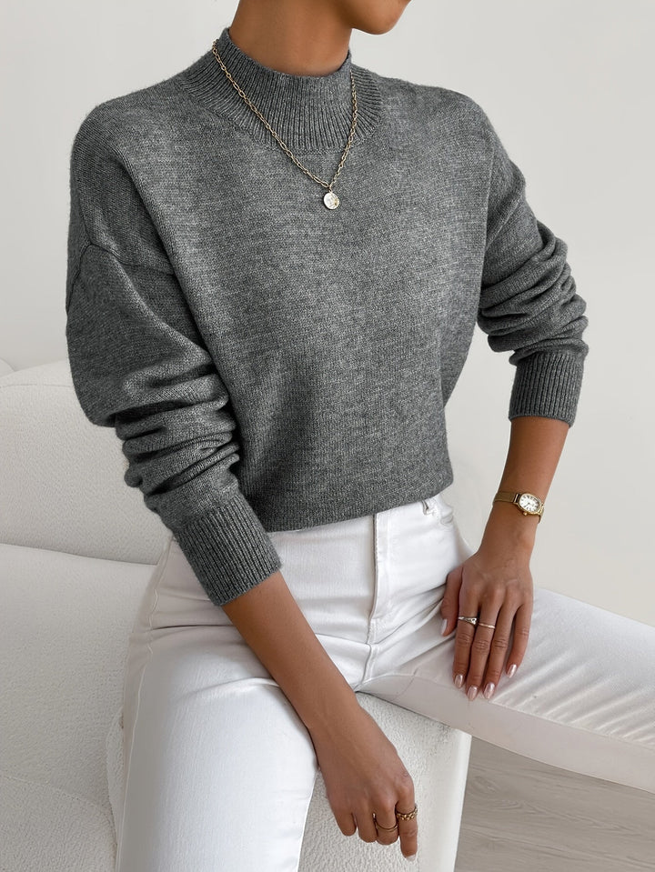 Rosine | Pull chic en cachemire à col montant