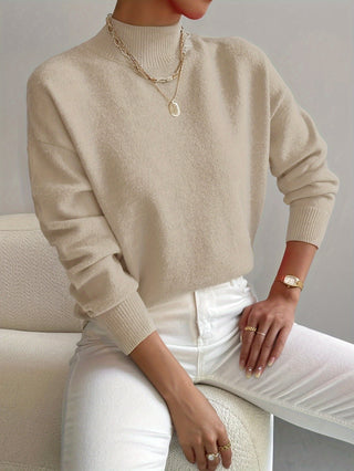 Rosine | Pull chic en cachemire à col montant