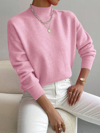 Rosine | Pull chic en cachemire à col montant