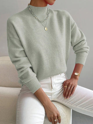 Rosine | Pull chic en cachemire à col montant