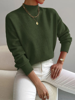 Rosine | Pull chic en cachemire à col montant