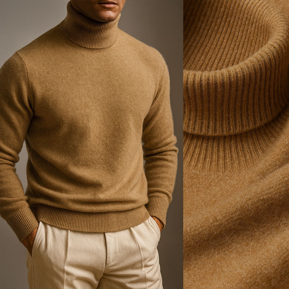 Pull à col montant pour homme