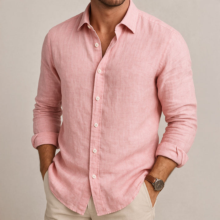 Chemise essentielle en lin pour homme