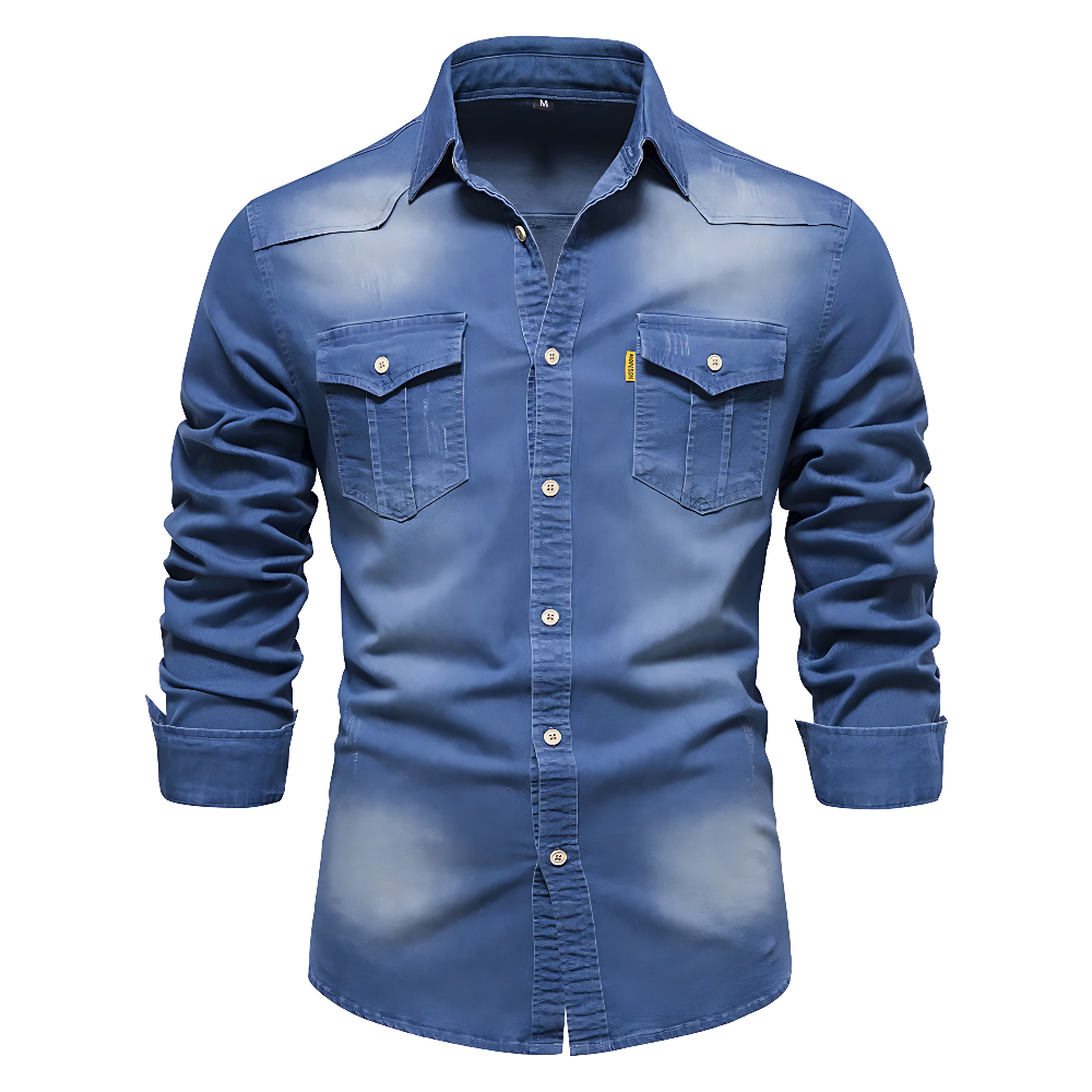 Chemise en denim pour homme