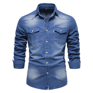 Chemise en denim pour homme