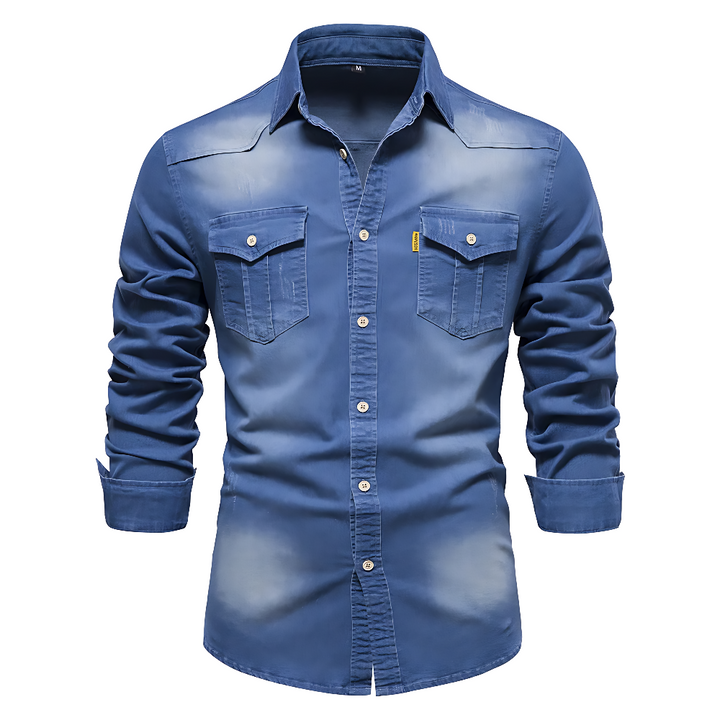 Chemise en denim pour homme