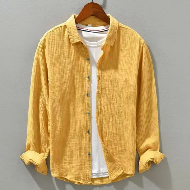 Chemise élégante en coton doux comme de la soie