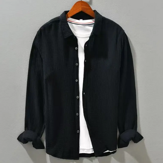 Chemise élégante en coton doux comme de la soie