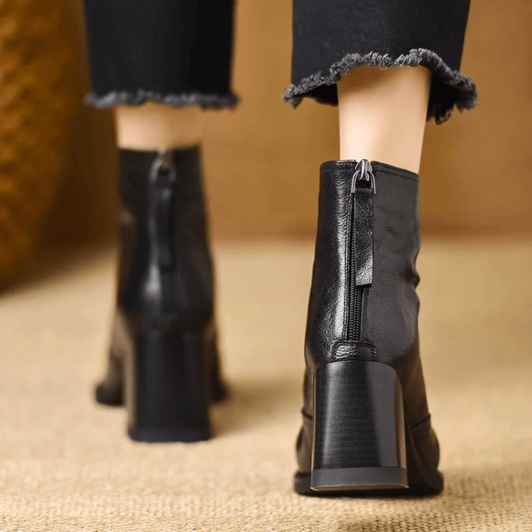 Marguerite | Bottines élégantes à talon moyen