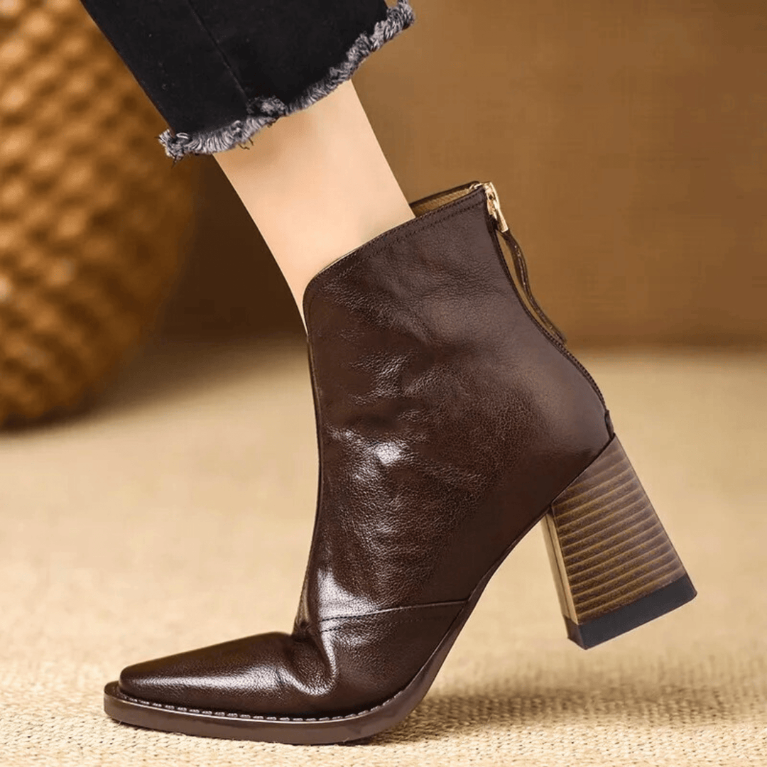 Marguerite | Bottines élégantes à talon moyen