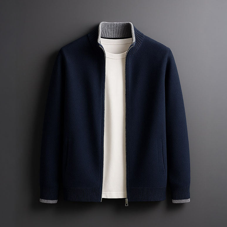 Pull zip homme